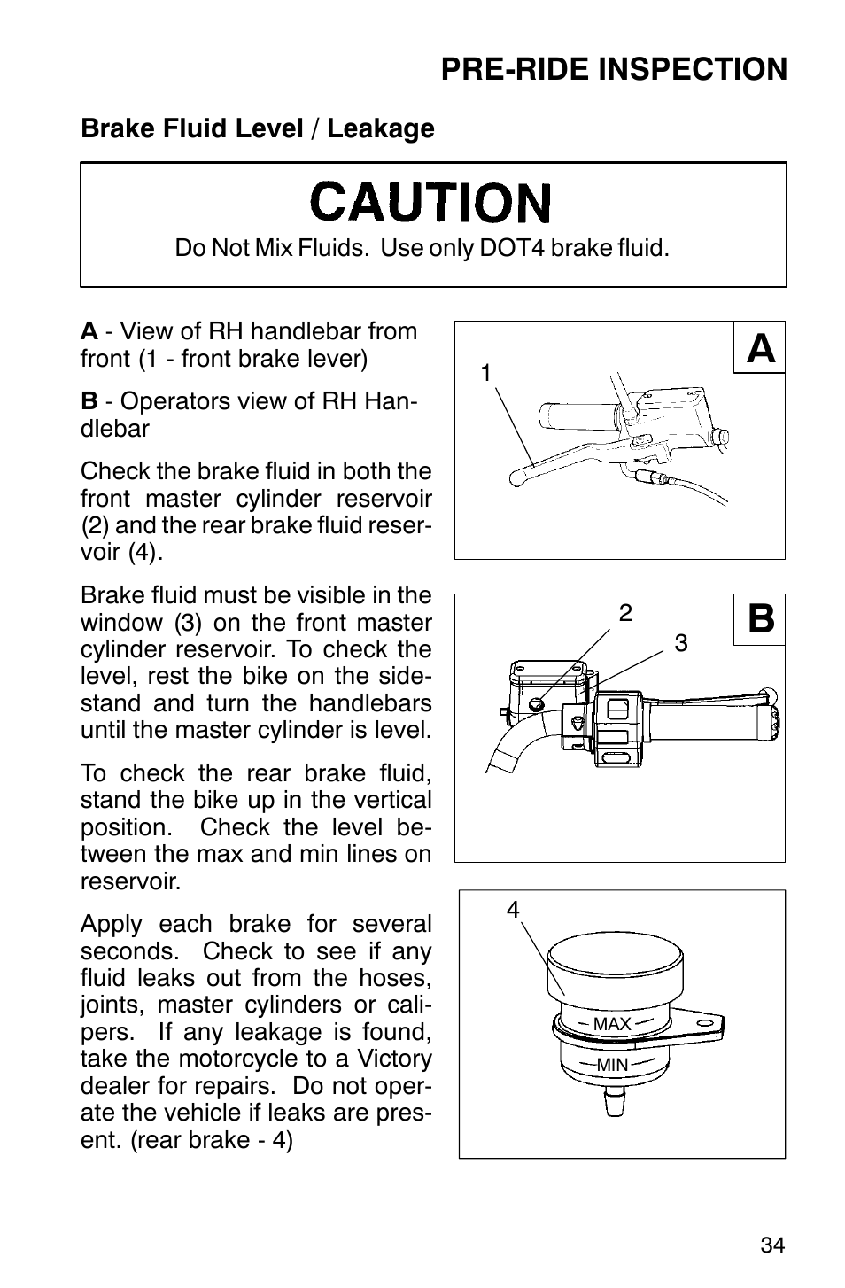 Pre-ride inspection | Polaris 2001 Victory Standard Cruiser User Manual | Page 41 / 107
