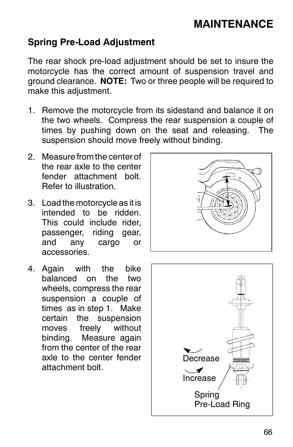 Maintenance | Polaris 2001 Victory Standard Cruiser User Manual | Page 73 / 107