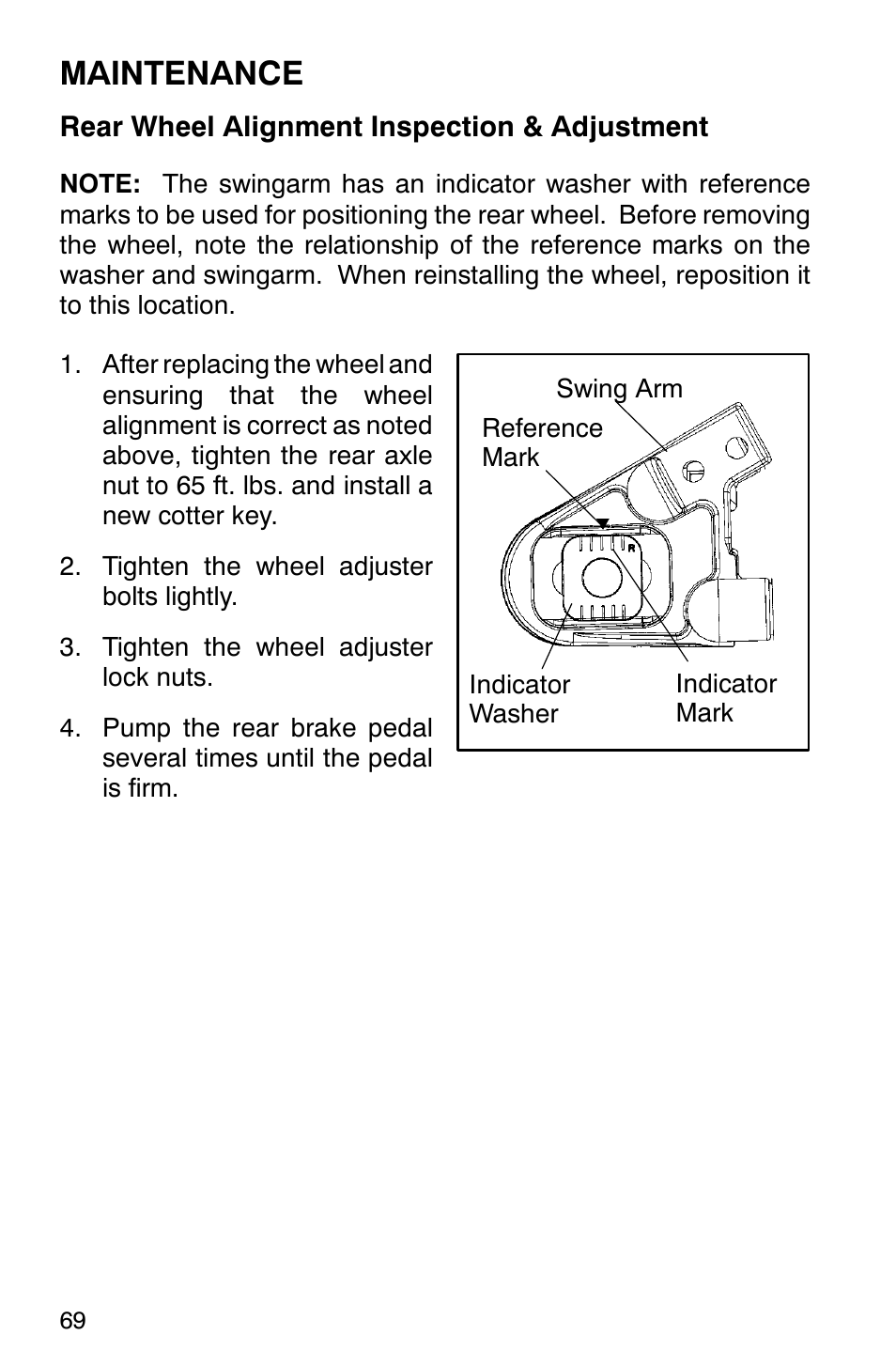 Maintenance | Polaris 2001 Victory Standard Cruiser User Manual | Page 76 / 107