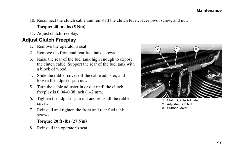 Polaris 2002 Victory Touring Cruiser User Manual | Page 105 / 166