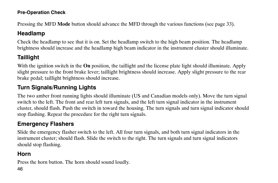 Polaris 2002 Victory Touring Cruiser User Manual | Page 60 / 166