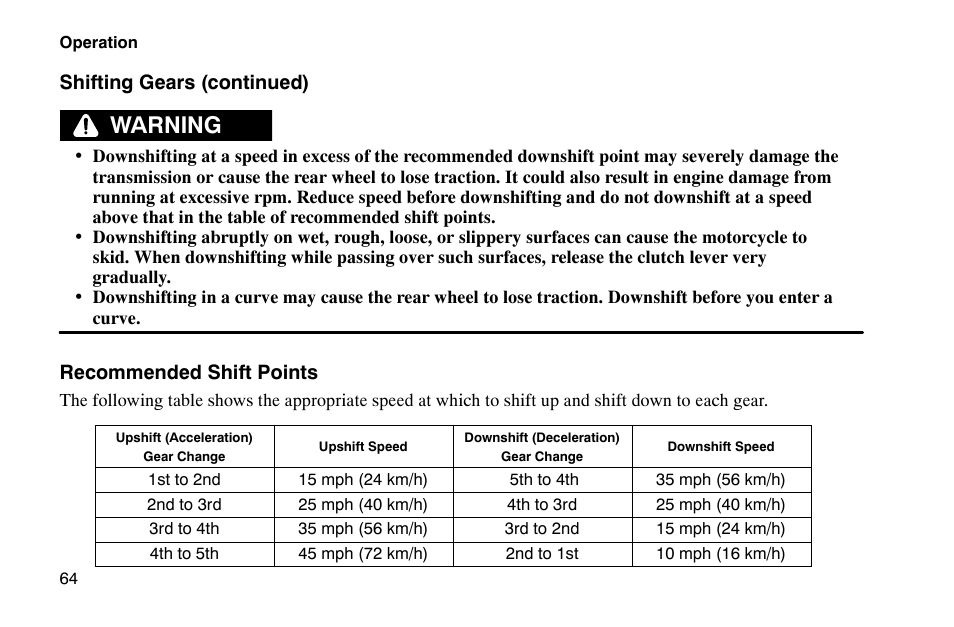 Warning | Polaris 2002 Victory Touring Cruiser User Manual | Page 78 / 166