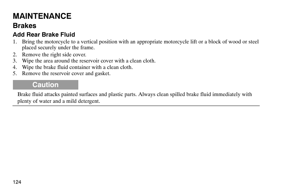 Maintenance | Polaris 2003 Victory Classic Cruiser User Manual | Page 126 / 180