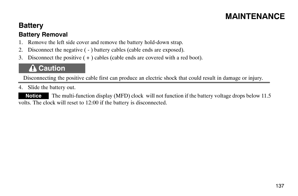 Maintenance | Polaris 2003 Victory Classic Cruiser User Manual | Page 139 / 180