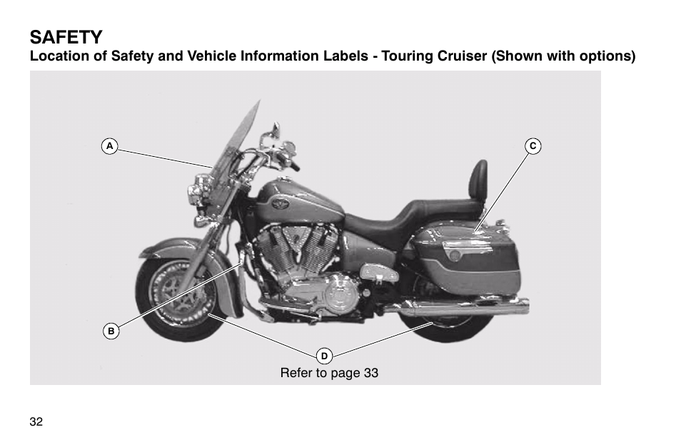 Safety | Polaris 2003 Victory Classic Cruiser User Manual | Page 34 / 180