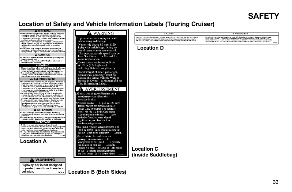 Safety | Polaris 2003 Victory Classic Cruiser User Manual | Page 35 / 180