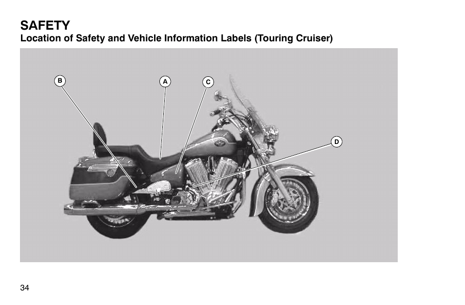 Safety | Polaris 2003 Victory Classic Cruiser User Manual | Page 36 / 180