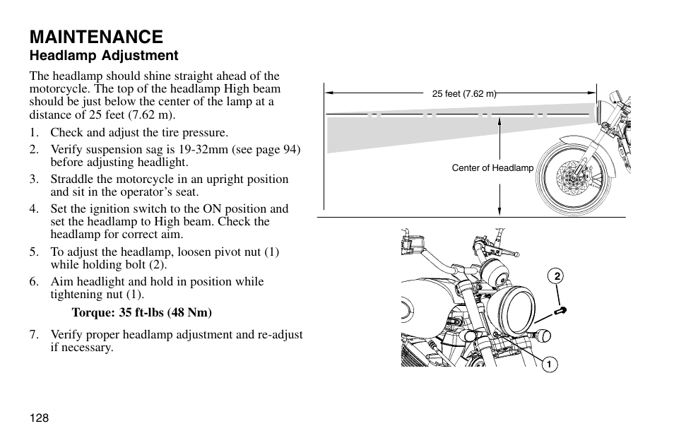 Maintenance | Polaris 2003 Victory Vegas User Manual | Page 130 / 164