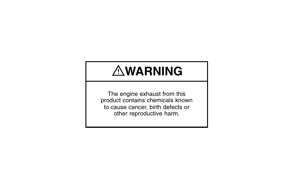 Warning | Polaris 2003 Victory Vegas User Manual | Page 2 / 164
