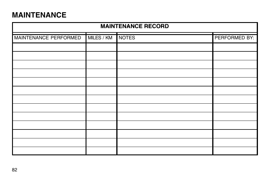 Maintenance | Polaris 2003 Victory Vegas User Manual | Page 84 / 164