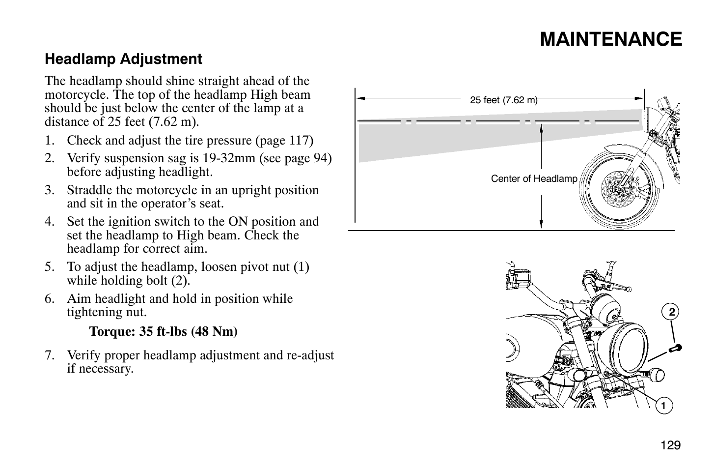 Maintenance | Polaris 2004 Victory Vegas User Manual | Page 131 / 165