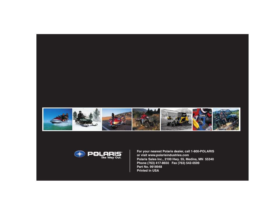 Polaris 2004 Victory Vegas User Manual | Page 165 / 165