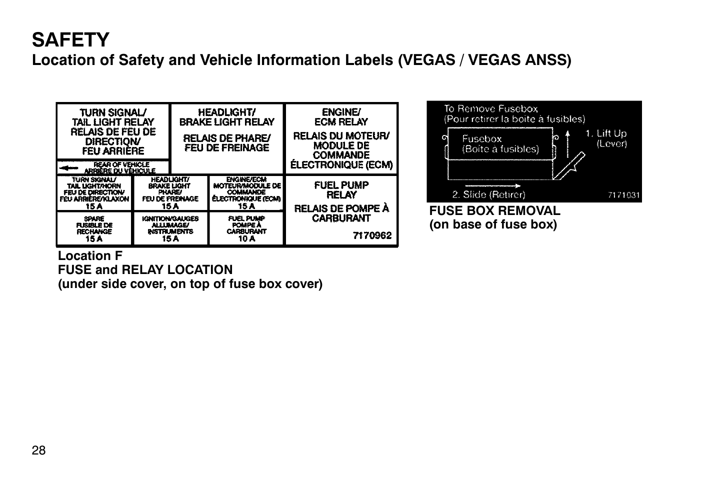 Safety | Polaris 2004 Victory Vegas User Manual | Page 30 / 165