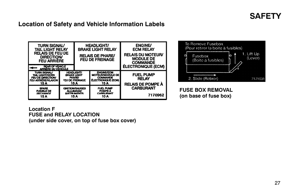 Safety | Polaris 2004 Victory Kingpin User Manual | Page 29 / 162