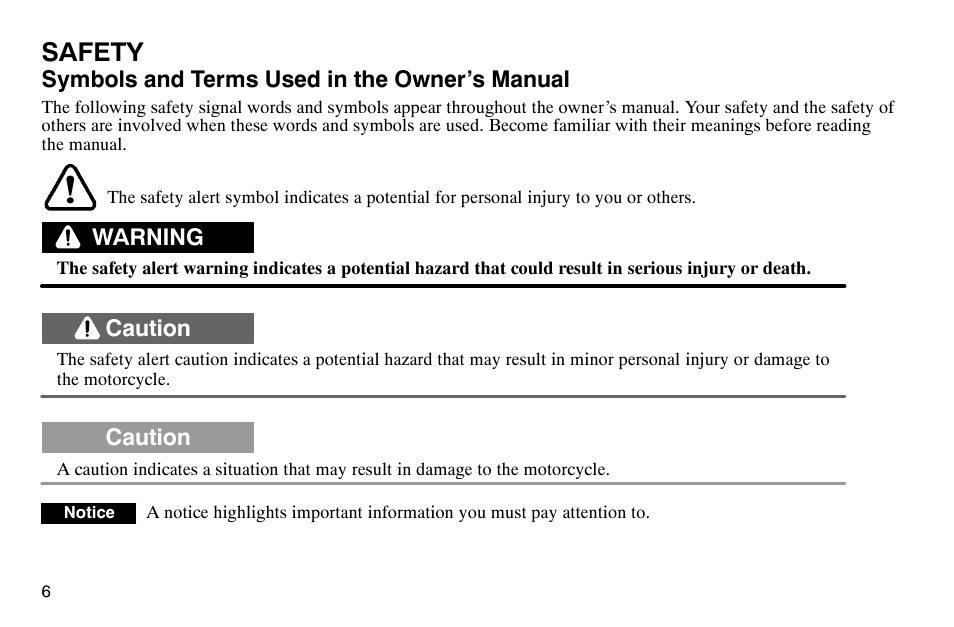 Safety | Polaris 2004 Victory Kingpin User Manual | Page 8 / 162