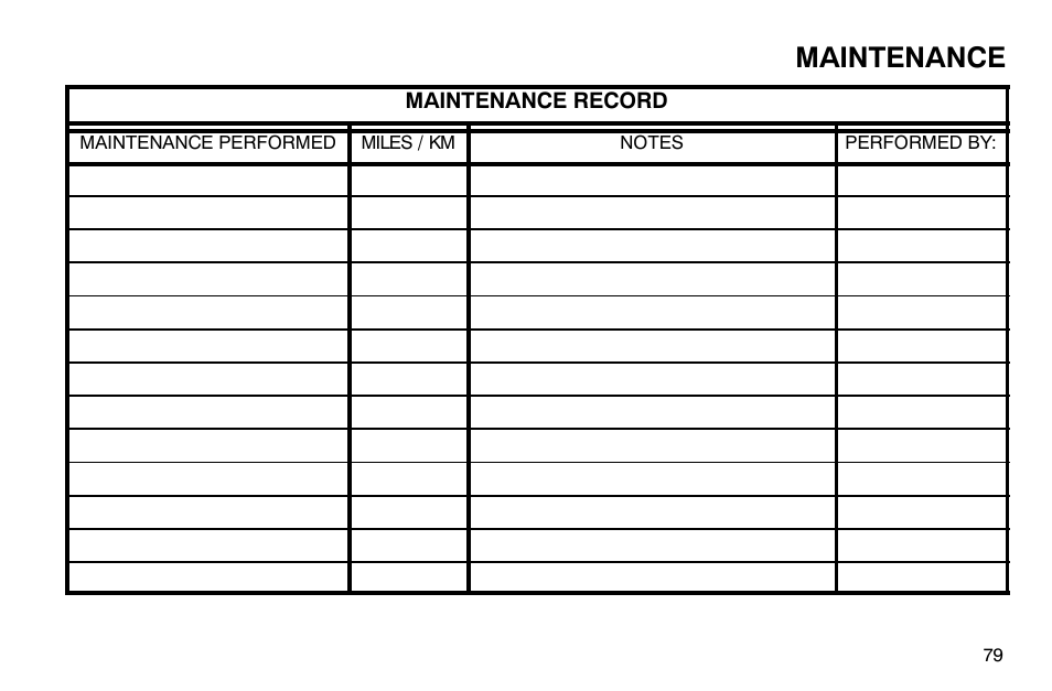 Maintenance | Polaris 2004 Victory Kingpin User Manual | Page 81 / 162