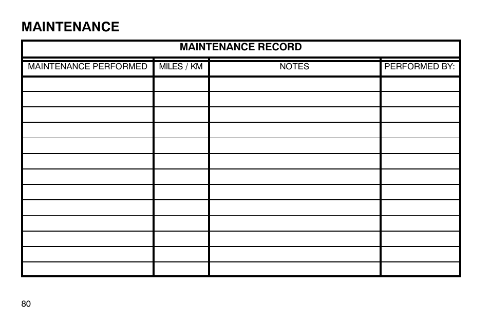 Maintenance | Polaris 2004 Victory Kingpin User Manual | Page 82 / 162