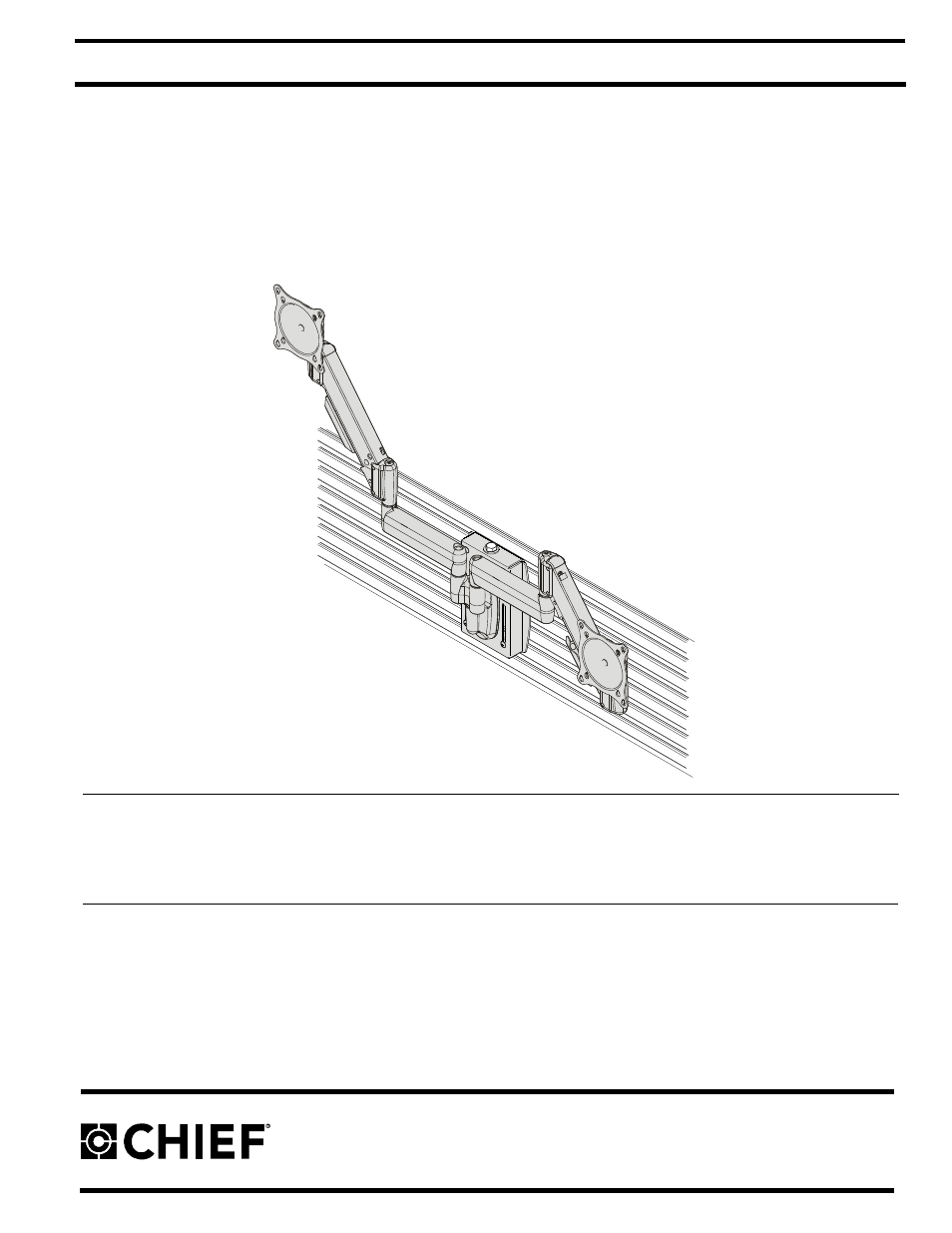 Chief Manufacturing Universal Slat Wall Multi Arm Mount KSY220 User Manual | 10 pages