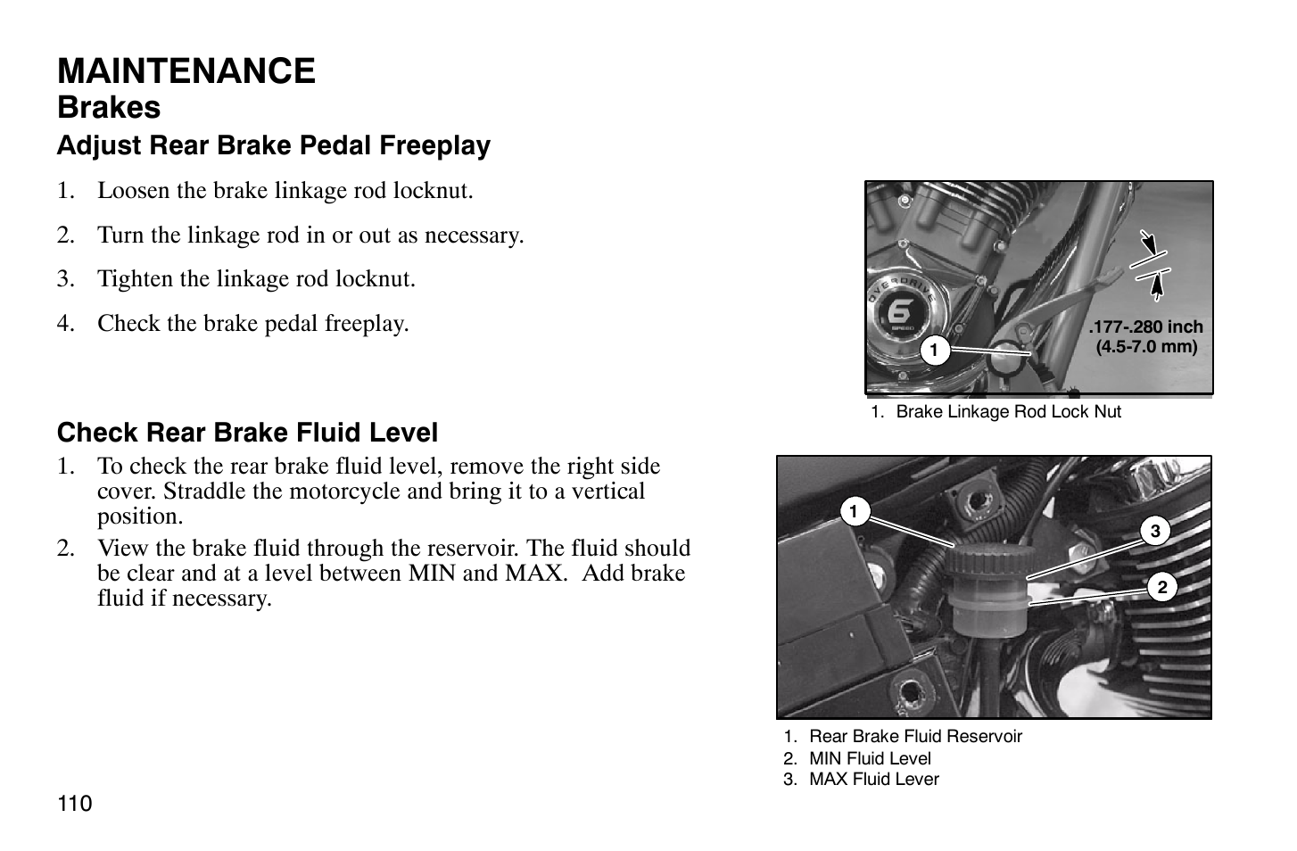 Maintenance, Brakes | Polaris 2007 Victory Hammer User Manual | Page 115 / 167