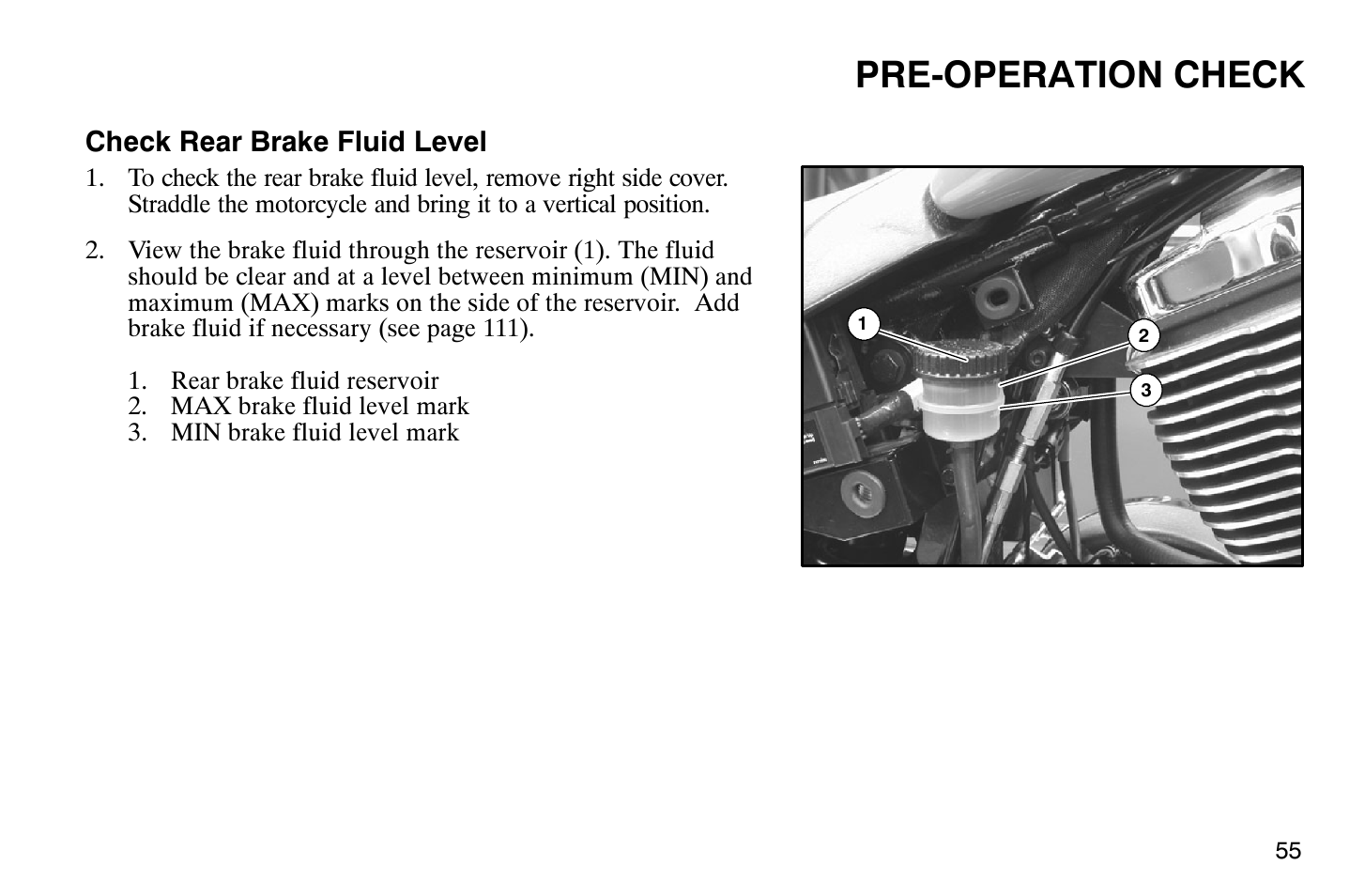 Pre-operation check | Polaris 2007 Victory Hammer User Manual | Page 60 / 167