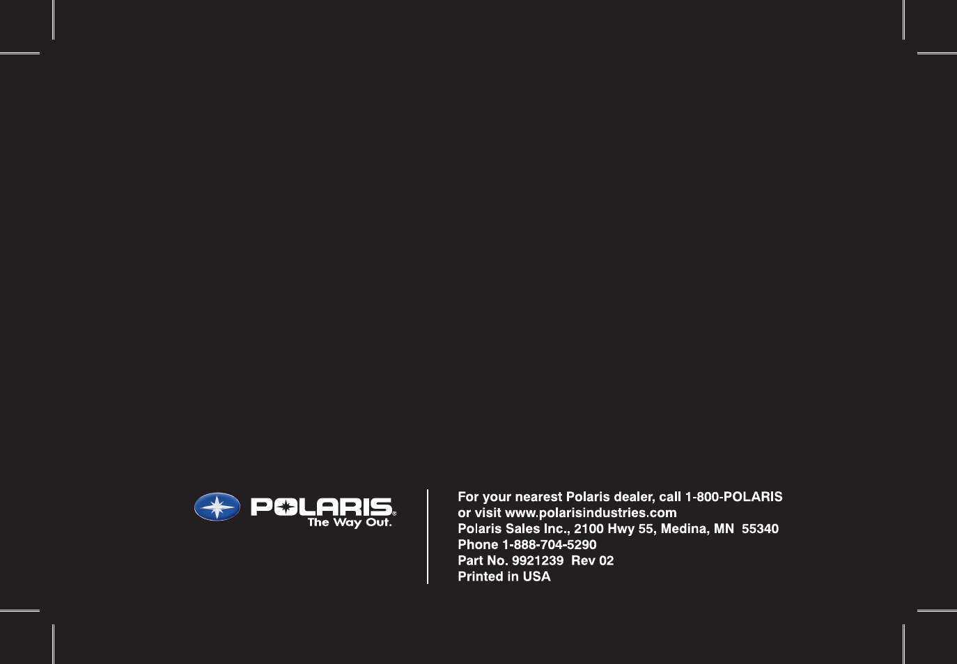 Polaris 2008 Victory Vegas User Manual | Page 2 / 178