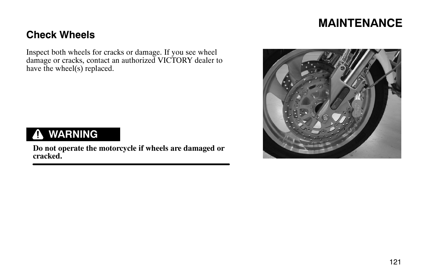 Maintenance | Polaris 2008 Victory Hammer User Manual | Page 126 / 170