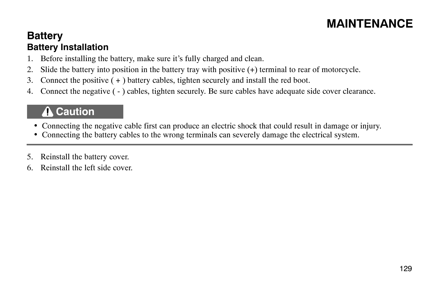 Maintenance | Polaris 2008 Victory Hammer User Manual | Page 134 / 170