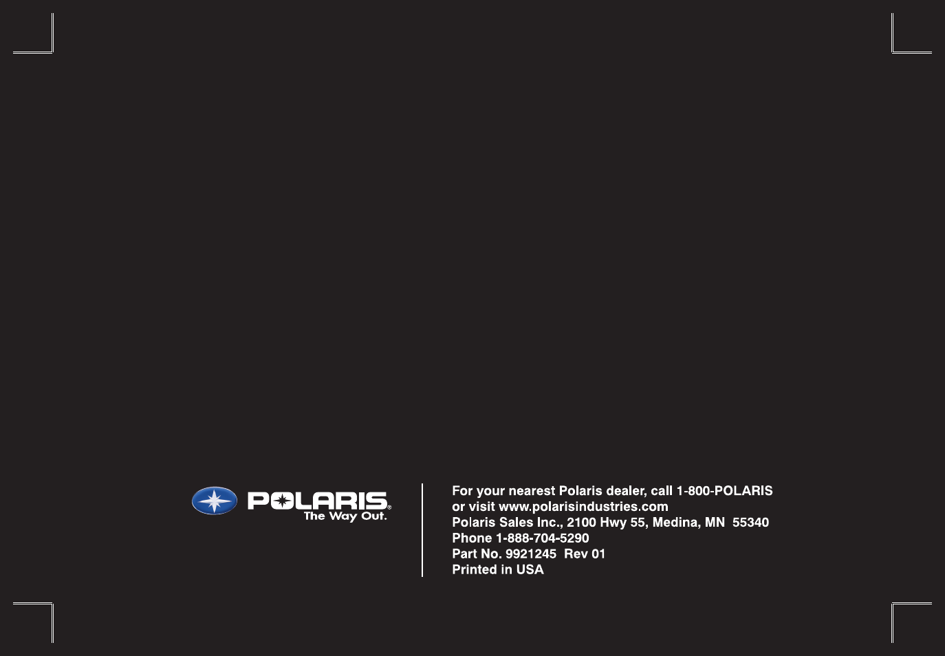 Polaris 2008 Victory Hammer User Manual | Page 2 / 170