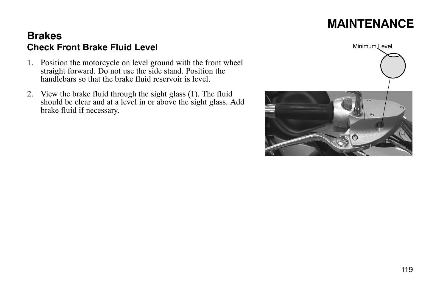 Maintenance, Brakes | Polaris 2008 Victory Vegas User Manual | Page 124 / 178