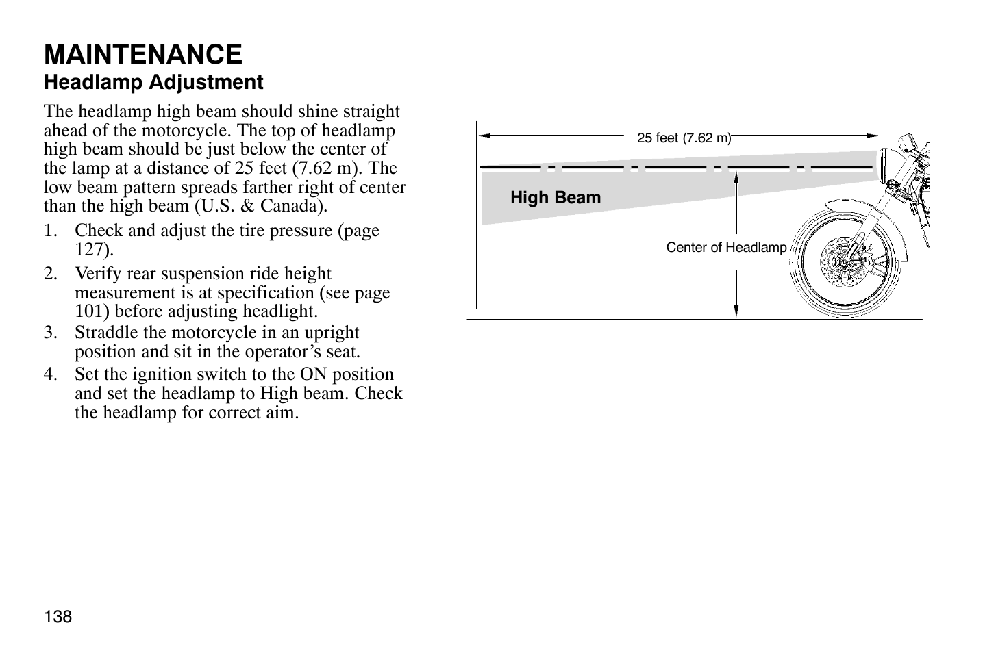 Maintenance | Polaris 2008 Victory Vegas User Manual | Page 143 / 178