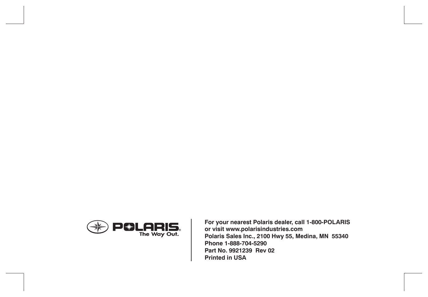 Polaris 2008 Victory Vegas User Manual | Page 2 / 178