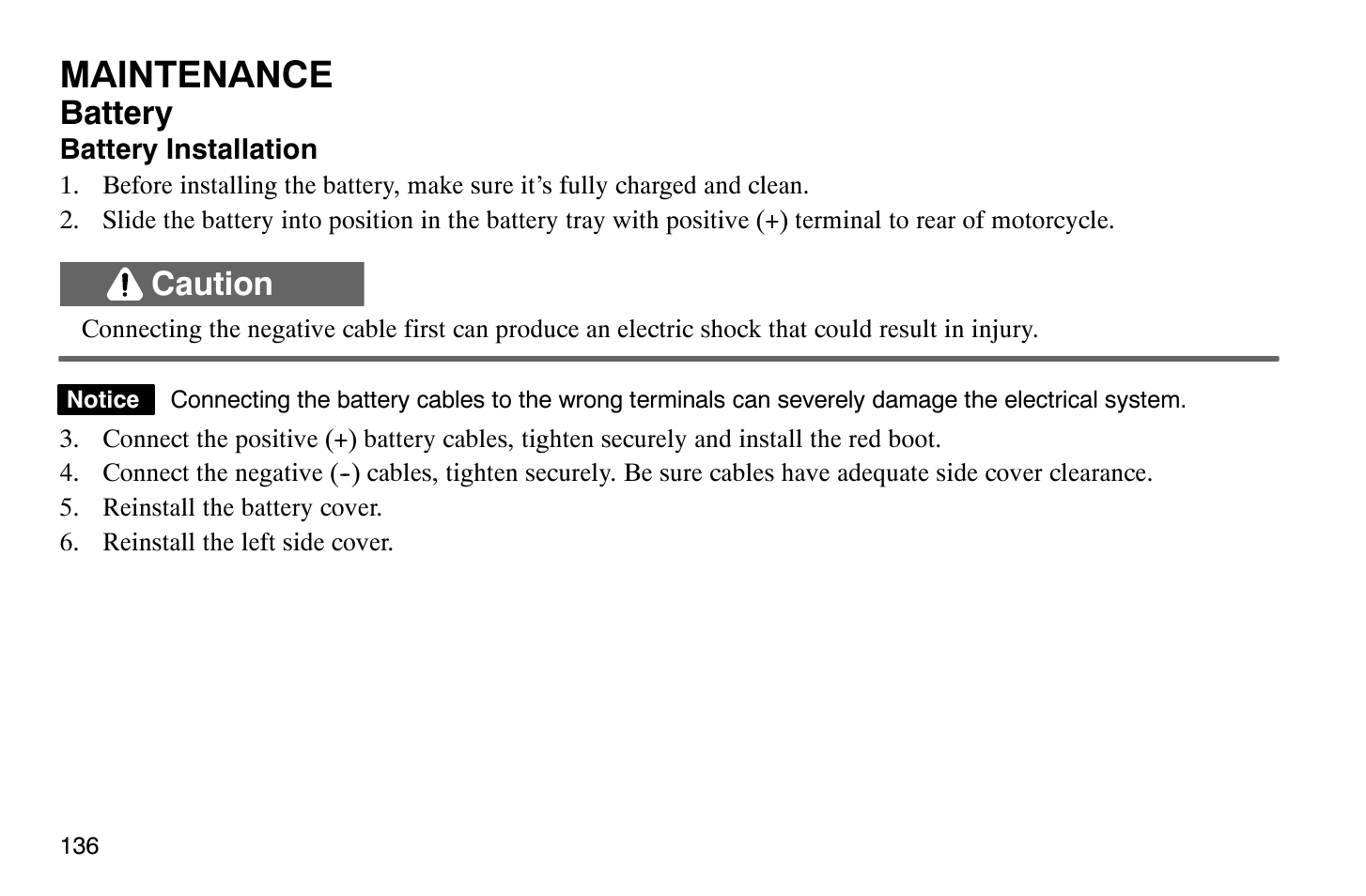 Maintenance | Polaris 2009 Victory Vegas User Manual | Page 141 / 178