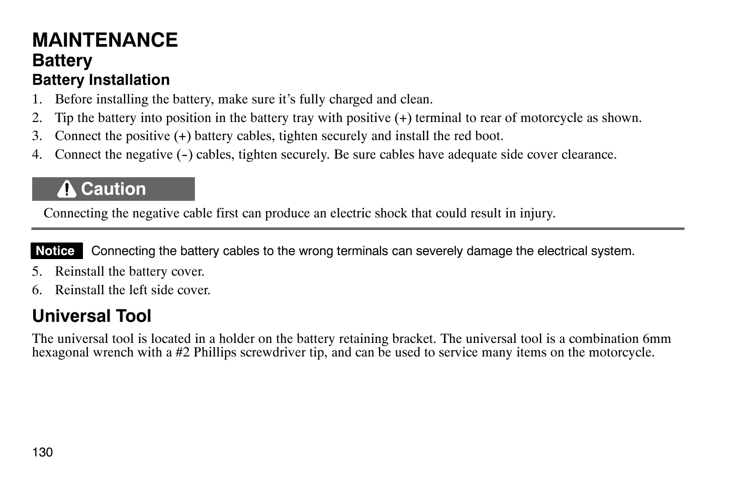 Maintenance | Polaris 2009 Victory Vegas Jackpot User Manual | Page 135 / 171