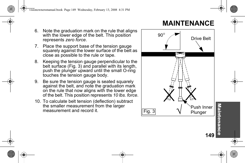 Maintenance | Polaris 2009 Victory Victory Vision User Manual | Page 152 / 323