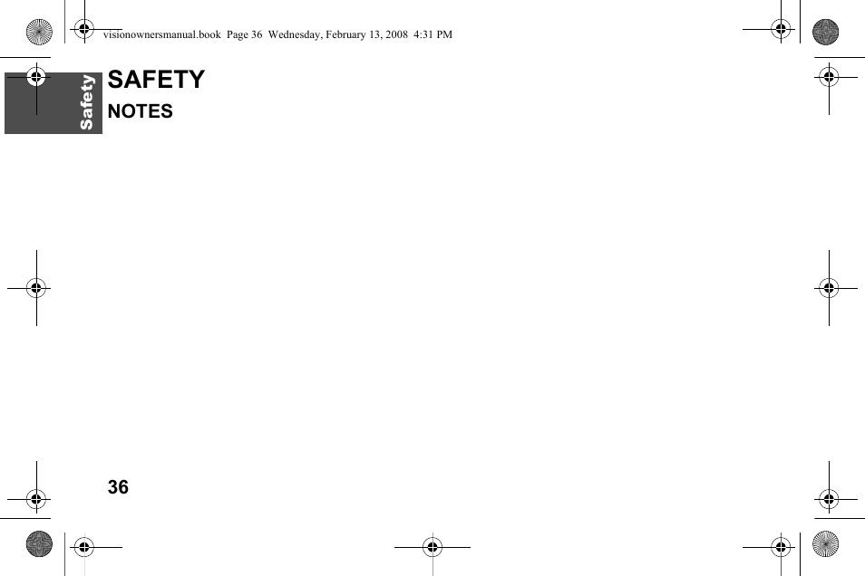 Safety | Polaris 2009 Victory Victory Vision User Manual | Page 39 / 323