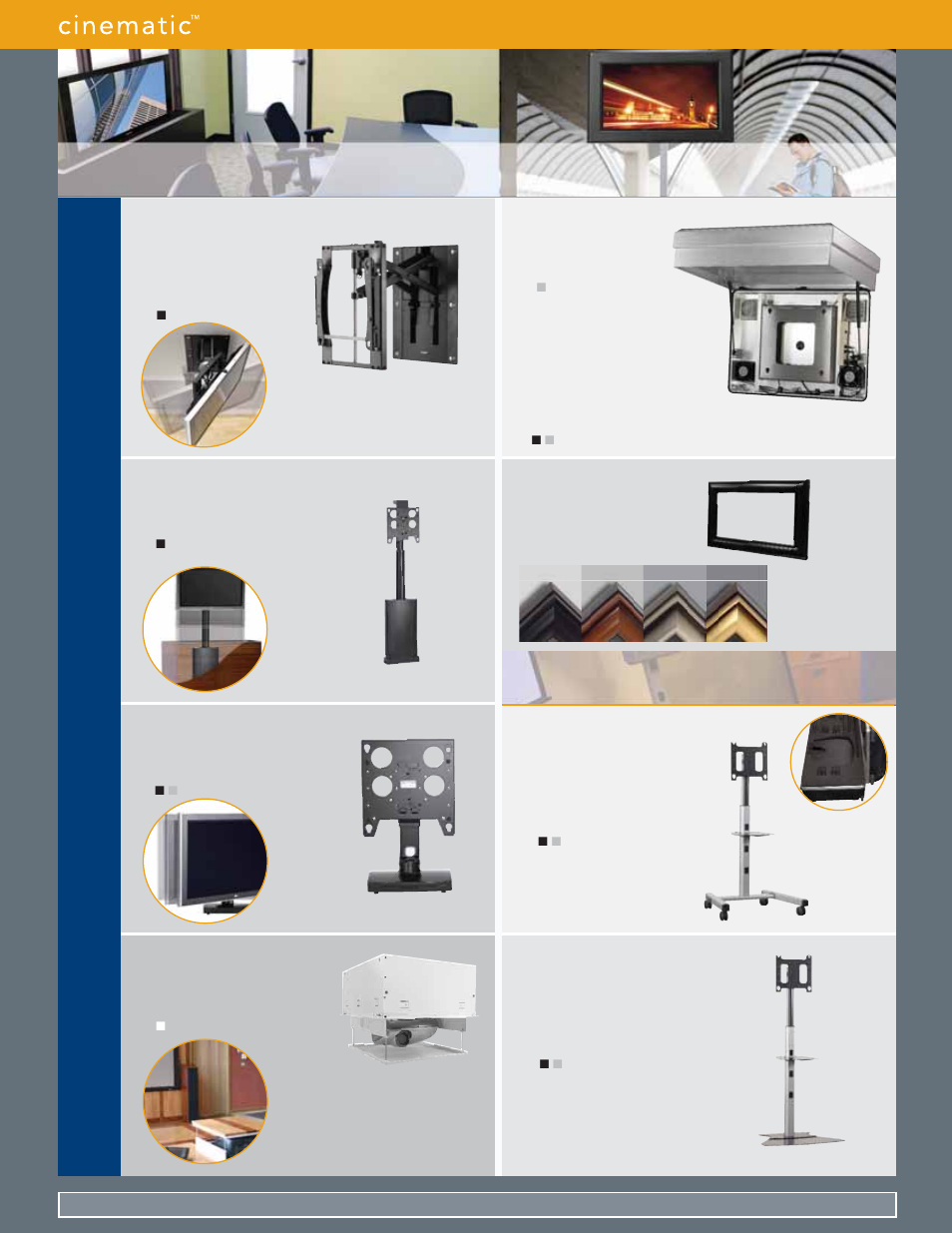 Specialty pr oducts, Mfcu, Mf1u | Sl150, Cm3t45, Cm2l40, Cm1w18, Automated mounts enclosures carts & stands dfk | Chief Manufacturing RPA-U User Manual | Page 5 / 6