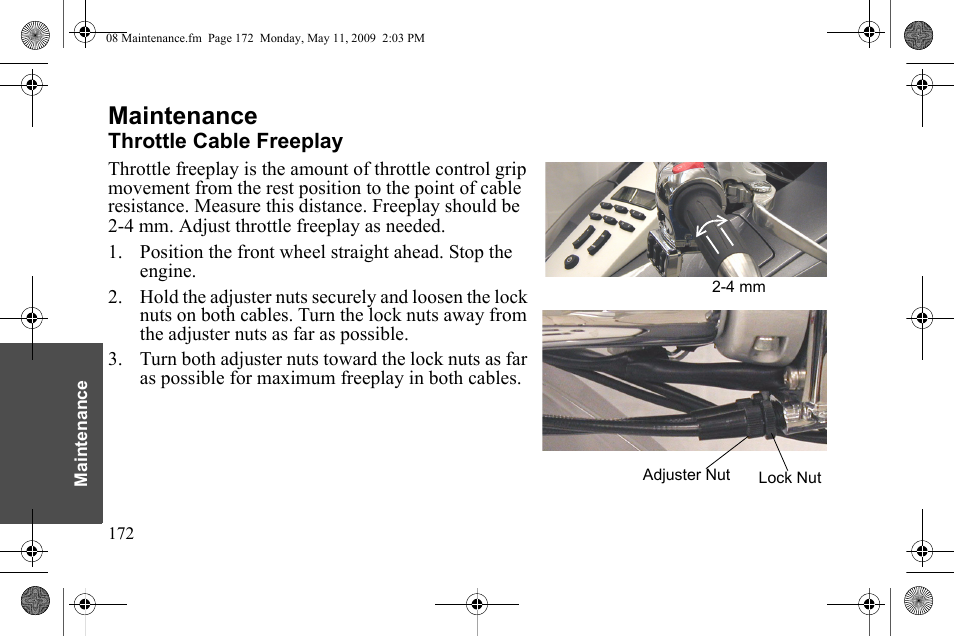 Maintenance | Polaris 2010 Victory Victory Vision 8-Ball User Manual | Page 176 / 334