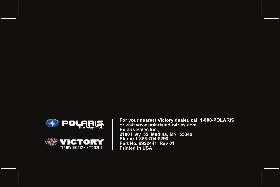 Polaris 2010 Victory Victory Vision 8-Ball User Manual | Page 2 / 334