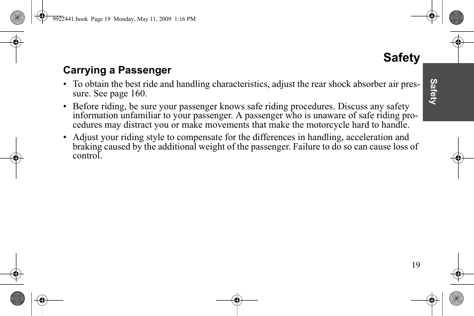 Safety | Polaris 2010 Victory Victory Vision 8-Ball User Manual | Page 23 / 334