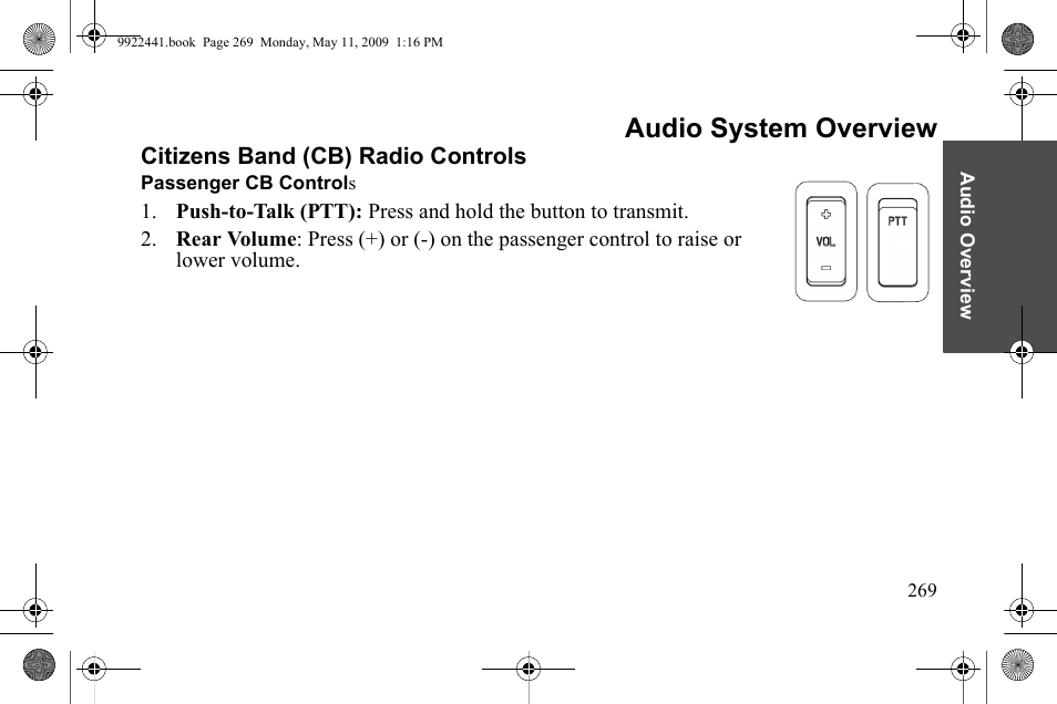 Audio system overview | Polaris 2010 Victory Victory Vision 8-Ball User Manual | Page 273 / 334
