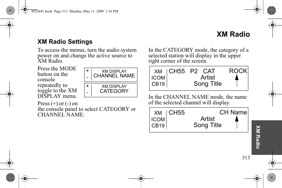 Xm radio | Polaris 2010 Victory Victory Vision 8-Ball User Manual | Page 317 / 334