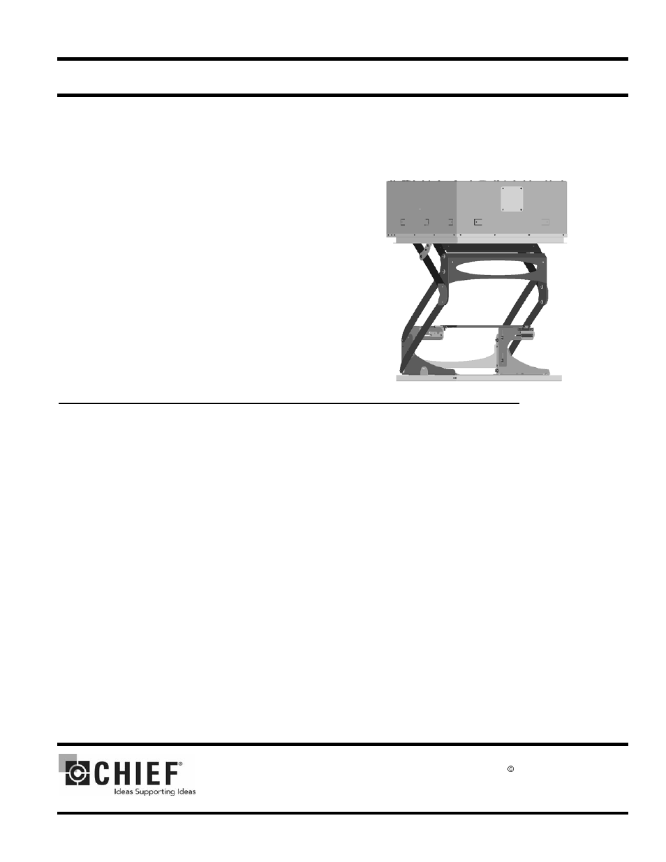 Chief Manufacturing Electric Ceiling Lift SL-236 User Manual | 24 pages