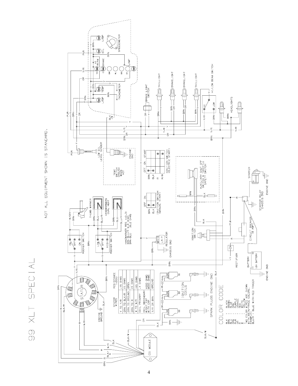 Polaris 1999 XLT Special User Manual | Page 4 / 4
