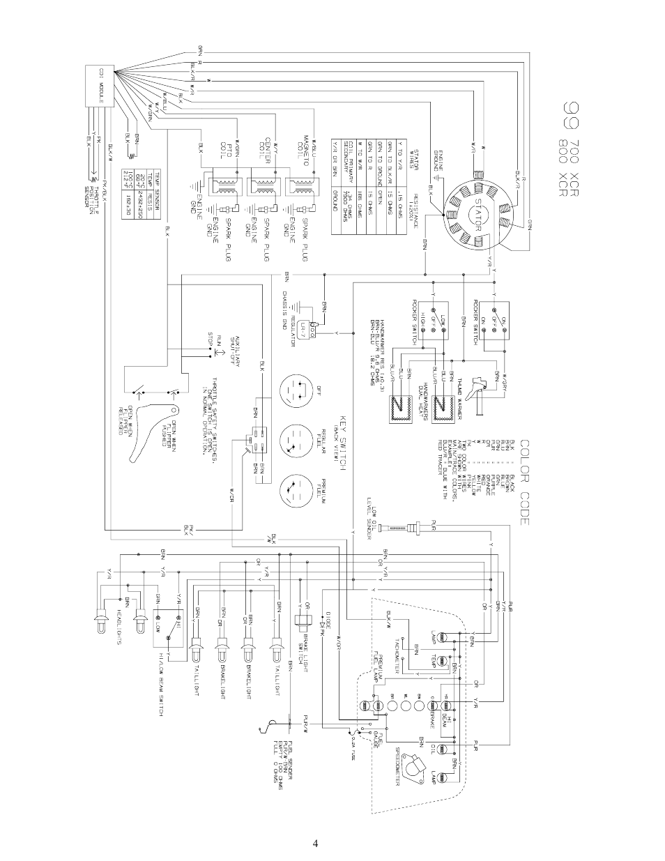 Polaris 1999 700 XCR User Manual | Page 4 / 4