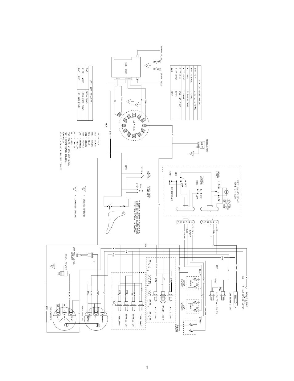 Polaris 1999 500 XC User Manual | Page 4 / 4