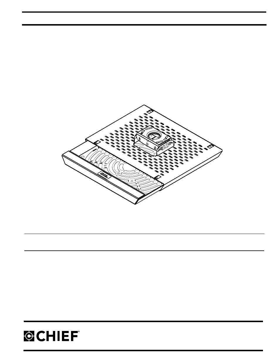 Chief Manufacturing B1 User Manual | 8 pages