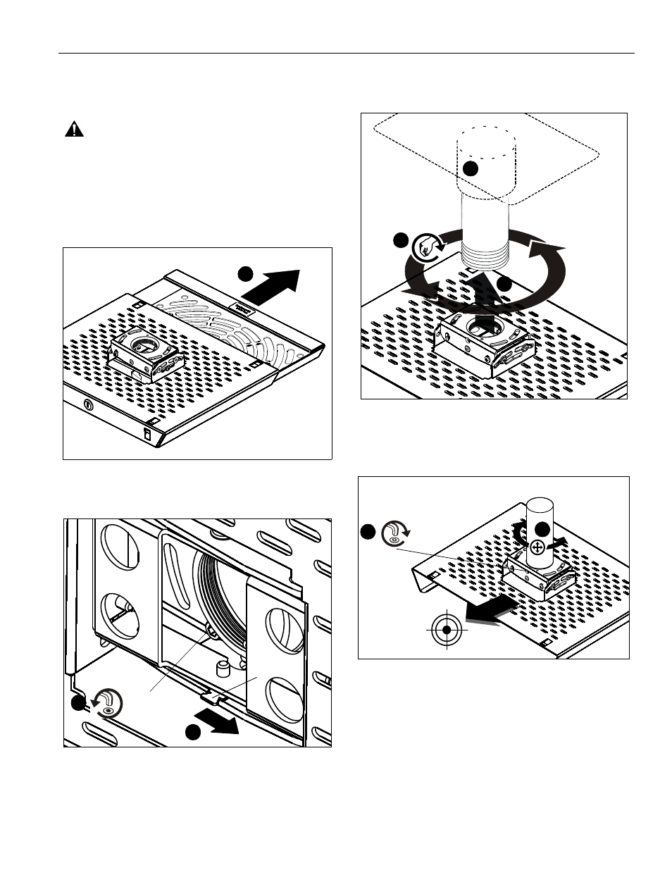 Assembly and installation | Chief Manufacturing B1 User Manual | Page 5 / 8