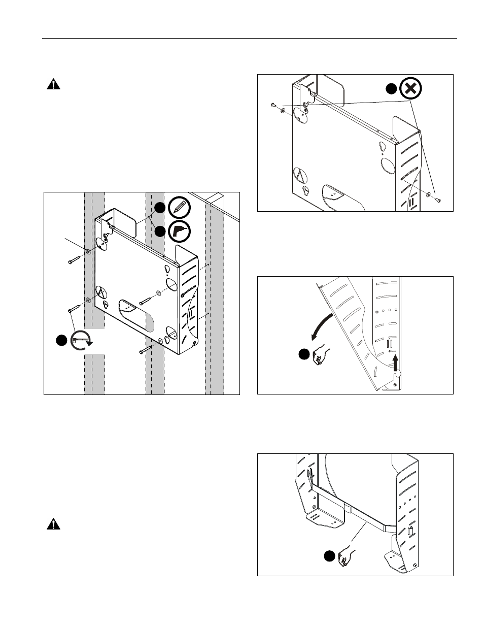 Installation | Chief Manufacturing PWC-2000 User Manual | Page 7 / 10