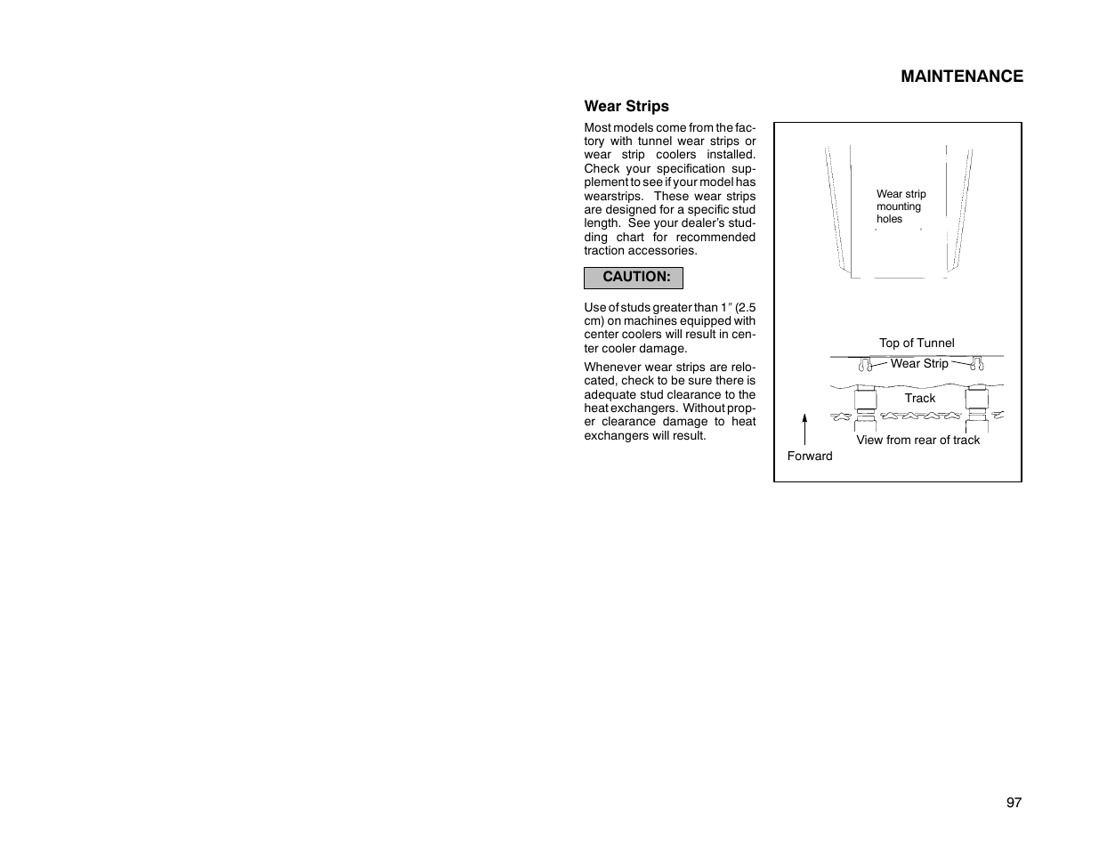 Maintenance | Polaris 2000 Universal Snowmobile User Manual | Page 102 / 154
