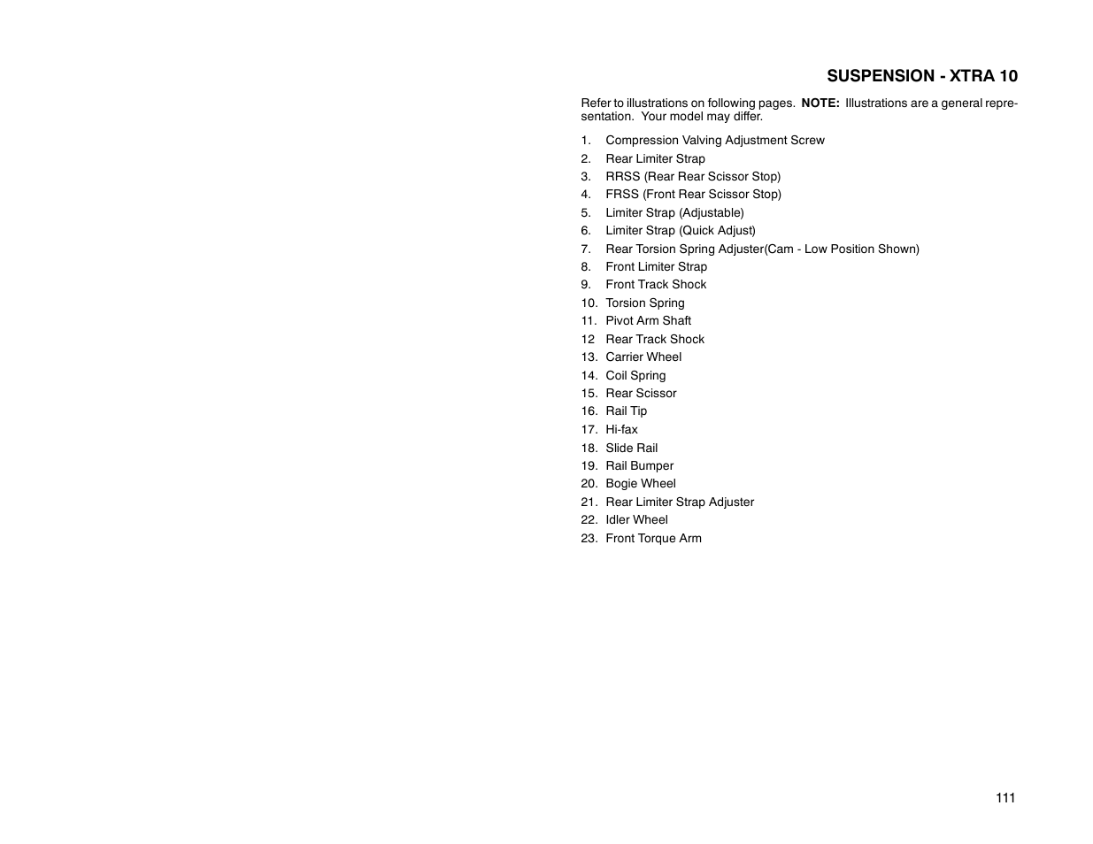 Polaris 2000 Universal Snowmobile User Manual | Page 116 / 154